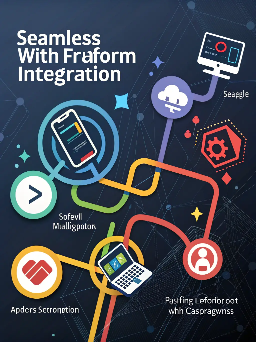 An icon depicting a plugin connecting to a larger software interface, symbolizing seamless integration and enhanced functionality within existing AEC tools.