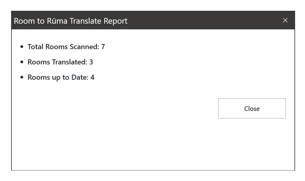 Translation Report